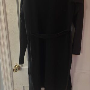 Elegant Black Long Sleeve cardigan